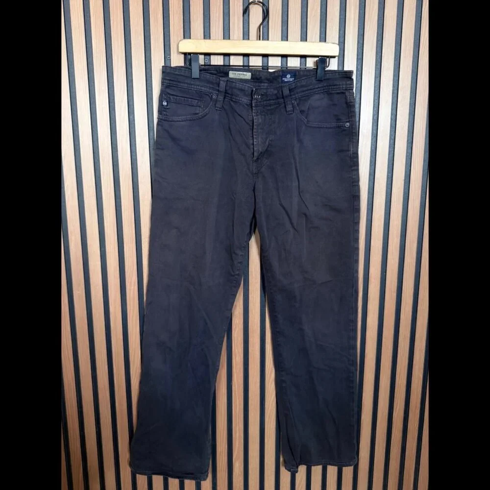 AG Adriano Goldshmied Chino Pants 33 x 34 Gray Men’s The Protege Straight Leg - Picture 1 of 8